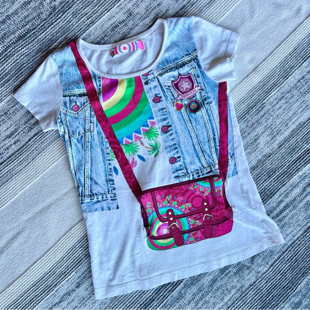Desigual Tee with Purse Pocket